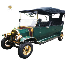 Ce Approved 8 Passengers Four Wheels Classic Sightseeing Electric Vintage Car